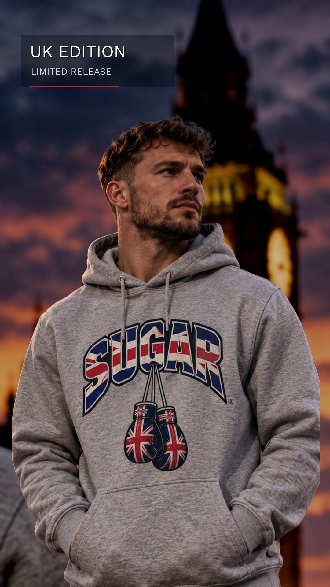 2026 Tyson Fury "Union Jack" Limited Edition Hoodie